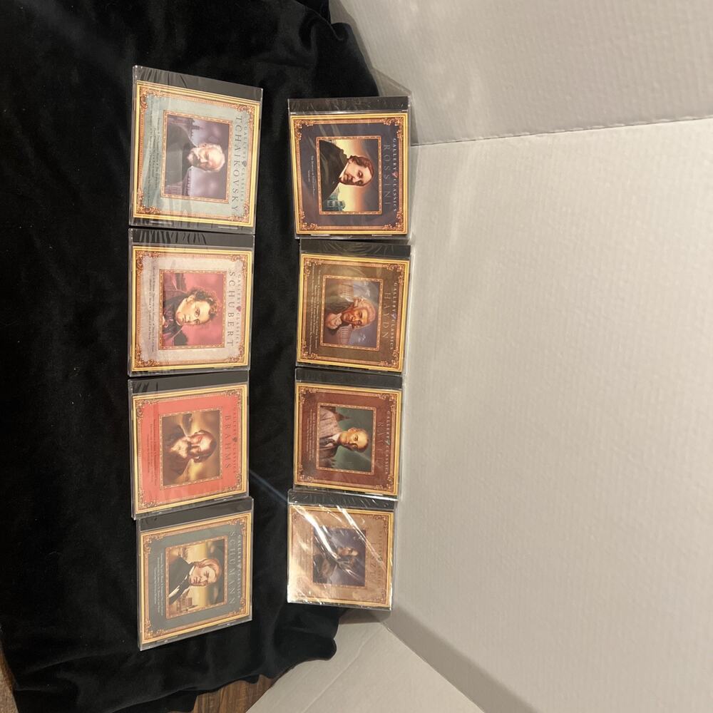 Classical Music Composers CD Lot Of 8 Gallery Classics 1999 Unison New